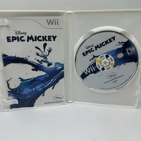 Disney Epic Mickey For Wii Console Action Adventure Game Preowned - Picture 3 of 3
